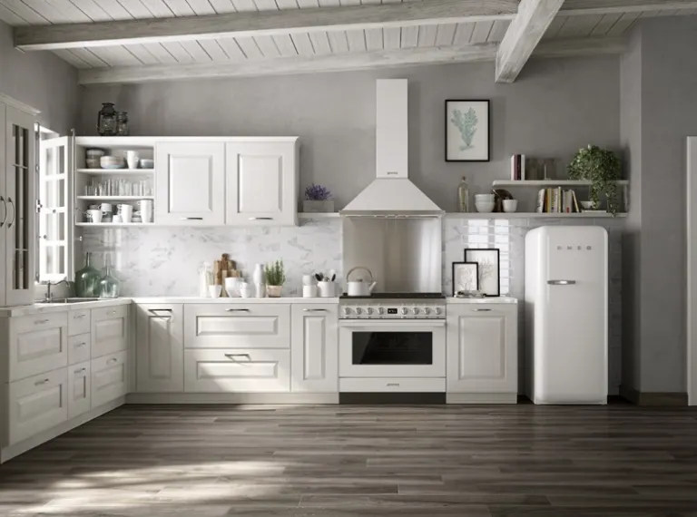 Portofino New Kitchen Smeg Block