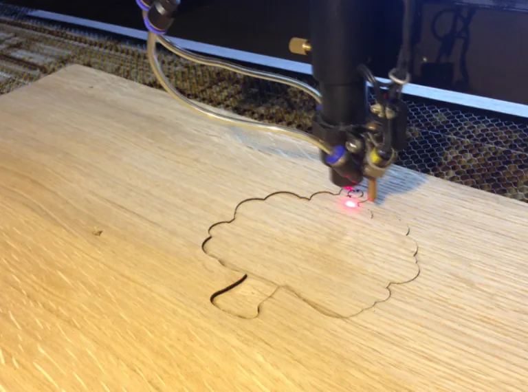 The laser machines Veneer